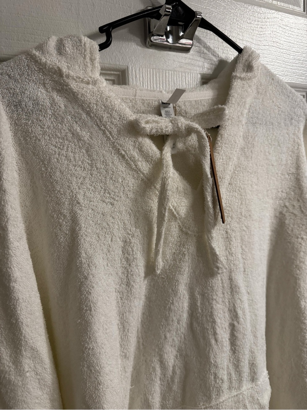 SKIMS Hooded Terry Swim coverup